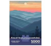Rompecabezas para Adultos 1000 Piezas Great Smoky Mountains National Park Rompecabezas para Adolescentes Juegos Relajantes Una Obra De Arte Cumpleaños Y Navidad 38x26cm/1000pcs