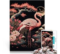 Rompecabezas para Adultos 1000 Piezas grulla Japonesa Juego Familiar para aliviar el estrés: desafío difícil Una Obra de Arte 38x26cm