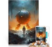 Rompecabezas para Adultos 1000 Piezas Guerra de Robots Juguetes educativos de Aprendizaje Juegos Familiares Ideas de Regalos 75x50cm