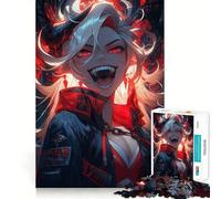 Rompecabezas para Adultos,1000 Piezas,Hermosa Chica Anime,decoración Limpia,Juego Divertido para Pensar,Tiempo de Juego Acogedor,Regalo de cumpleaños,pasatiempo (38x26cm)