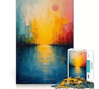 Rompecabezas para Adultos,1000 Piezas,Hermosa Naturaleza,Pintura al óleo,Corte, Juguete Divertido para ejercitar la Mente,Juego Tranquilo,Divertido Regalo de cumpleaños (50x75cm)
