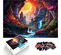 Rompecabezas para Adultos 1000 Piezas Hermoso y Maravilloso Paisaje del Mundo Rompecabezas con precisión 14.96" x 20.47" Excelente