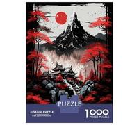 Rompecabezas para Adultos 1000 Piezas Hidden Monastery Sumi Art Rompecabezas para Adultos Juegos De Relajación Análisis Y Lógica Oferta como Regalos para Toda La Familia 52x38cm/1000pcs