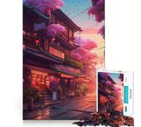 Rompecabezas para Adultos,1000 Piezas,Impresionante,de Japón,Ajuste, Arte,Juego de Habilidad Mental,Tiempo de Descanso,Juego,cumpleaños,Arte,Juego (38x26cm)
