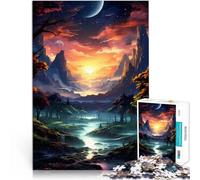 Rompecabezas para Adultos 1000 Piezas Increíble Paisaje Colorido Matar el Tiempo en Vacaciones en casa Cumpleaños 52x38cm