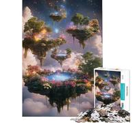 Rompecabezas para Adultos 1000 Piezas Islas flotantes Rompecabezas de fantasía para Adultos Juguetes de Bricolaje desafío difícil Oferta como Regalo para Toda la Familia (tamaño 50x75cm)