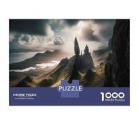 Rompecabezas para Adultos 1000 Piezas Isle of Skye Scotland's Enchanted Landscape Rompecabezas para Adultos Juguete Decoración De Pared Análisis Y Lógica Juego Desafiante Regalos 38x26cm/1000pcs