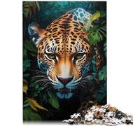 Rompecabezas para adultos 1000 piezas Jaguar Jungle Games Toys Regalo ideal como regalo para toda la familia 19,7 pulgadas x 29,5 pulgadas para adolescentes de 14 años y mayores