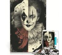 Rompecabezas para Adultos 1000 Piezas Joker de Dos Caras Juegos Divertidos relajación Intelectual fortalecimiento del Amor Entre Parejas 38x52cm