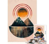 Rompecabezas para Adultos 1000 Piezas Juguete de montaña Halo decoración de Pared Regalos para Mujeres y Hombres Juego práctico Que Mejora el Amor Entre Parejas tamaño 50x75cm