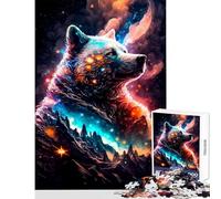 Rompecabezas para Adultos 1000 Piezas Juguete de Oso decoración de Pared Regalos para Mujeres y Hombres Juego práctico Que Mejora el Amor Entre Parejas tamaño 50x75cm