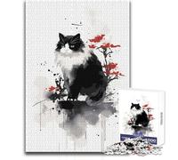 Rompecabezas para Adultos, 1000 Piezas, Juguete de Pintura Japonesa, Juego Intelectual, decoración artística para el hogar, Regalo para cumpleaños, tamaño 50x75cm