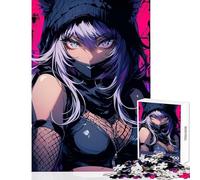 Rompecabezas para Adultos 1000 Piezas Juguete Educativo Cyberpunk Ninja Regalo para Mujeres y Hombres Juego de ingenio Entrena tu Cerebro y Tus Manos tamaño 38x52cm