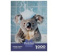 Rompecabezas para Adultos 1000 Piezas Koala Bath Time Fun-2 Rompecabezas para Adolescentes Juegos Relajantes Análisis Y Lógica Cumpleaños Y Navidad 38x26cm/1000pcs