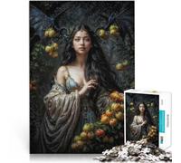 Rompecabezas para Adultos 1000 Piezas La Hermosa Lilith en el Jardín del Edén Juego Familiar para y decoración de Pared 52x38cm