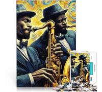 Rompecabezas para Adultos 1000 Piezas La Magia del Jazz 10 Juguete Educativo Intelectual descompresor Mejorar el Amor Entre Parejas 75x50cm