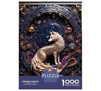 Rompecabezas para Adultos 1000 Piezas Legend Steampunk Fox Rompecabezas Juegos Divertidos Vacaciones En Casa Matar El Tiempo Oferta como Regalos para Toda La Familia 38x26cm/1000pcs