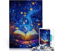 Rompecabezas para Adultos 1000 Piezas Libro mágico Alivia el estrés Vacaciones en casa Matar el Tiempo Cumpleaños 75x50cm