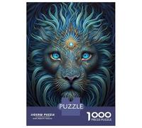 Rompecabezas para Adultos 1000 Piezas Lion Wonder Rompecabezas para Adultos Juego Práctico Mejora La Memoria Actividades Divertidas En Casa 38x26cm/1000pcs
