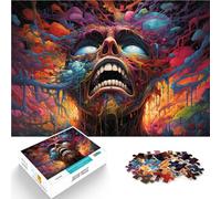 Rompecabezas para adultos 1000 piezas Los humanos invadidos por demonios Puzzle troquelado con precisión 19.7 pulgadas x 29.5" Impresionantes regalos y juguetes