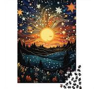Rompecabezas para Adultos 1000 Piezas Magical Celestial Landscape Rompecabezas para Adultos Juguetes DIY Análisis Y Lógica Diversión En Casa Actividades, 52x38cm/1000pcs