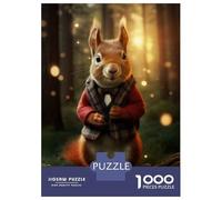 Rompecabezas para Adultos 1000 Piezas Magical Red Squirrel Rompecabezas para Adultos Juegos De Relajación Análisis Y Lógica Oferta como Regalos para Toda La Familia 38x26cm/1000pcs