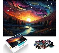 Rompecabezas para adultos 1000 piezas Magníficos paisajes bajo el planeta Decoración del hogar Puzzles 50x70cm Colección de artistas Bellas Artes