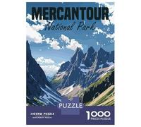 Rompecabezas para Adultos 1000 Piezas Mercantour National Park Rompecabezas para Adultos Juego Práctico Mejora La Memoria Actividades Divertidas En Casa 38x26cm/1000pcs