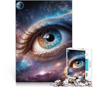Rompecabezas para Adultos 1000 Piezas Mirada cósmica Ayuda al Cerebro a ejercitar Juguetes adictivos para Cultivar la Paciencia. Ideas de Regalos 38x26cm