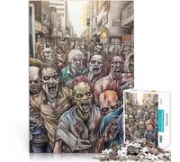Rompecabezas para Adultos 1000 Piezas Mirada de no-Muertos Juguete Educativo Intelectual descompresor decoración de Pared 75x50cm