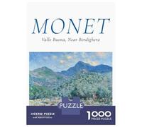Rompecabezas para Adultos 1000 Piezas Monet Valle Buona Nature Rompecabezas para Adultos Juegos Relajantes Regalos para Mujeres Juegos Desafiantes Regalos 52x38cm/1000pcs