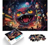 Rompecabezas para adultos 1000 piezas Monstruos Ciudad Fantástica Decoración del Hogar Puzzle Juguetes Regalos de Cumpleaños de Navidad 19.7" x 29.5"
