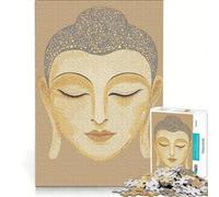 Rompecabezas para Adultos, 1000 Piezas, Mosaico de Rostro de Buda, Juegos Divertidos, relajación Intelectual, fortalece el Amor Entre Parejas, 38x26cm