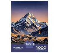 Rompecabezas para Adultos 1000 Piezas Mount Everest Nepal Vintage Rompecabezas para Adolescentes Juegos Relajantes Análisis Y Lógica Cumpleaños Y Navidad 38x26cm/1000pcs