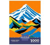 Rompecabezas para Adultos 1000 Piezas Mount Rainier Poster Rompecabezas para Adultos Juego Familiar Análisis Y Lógica Actividades Divertidas En Casa, 38x26cm/1000pcs