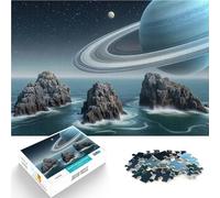 Rompecabezas para Adultos 1000 Piezas Mundo Extraterrestre Juguete de desafío de Juego Educativo Decoración hogar 52x38cm