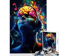 Rompecabezas para Adultos 1000 Piezas música explosión Cerebral decoración del hogar Juguetes Ideas de Regalo Juego de ingenio Mejora el Amor Entre Parejas tamaño 50x75cm