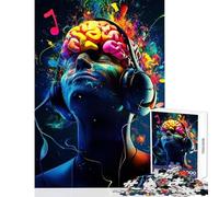 Rompecabezas para Adultos 1000 Piezas música explosión Cerebral decoración del hogar Juguetes Ideas de Regalo Juego de ingenio Mejora el Amor Entre Parejas tamaño 38x26cm