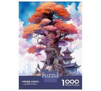Rompecabezas para Adultos 1000 Piezas Mystical Big Tree Rompecabezas para Adultos Juguetes DIY Análisis Y Lógica Diversión En Casa Actividades, 52x38cm/1000pcs