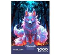 Rompecabezas para Adultos 1000 Piezas Mystical Fox in Forest Rompecabezas para Adolescentes Juegos Familiares Difícil Difícil Cumpleaños Y Navidad 52x38cm/1000pcs