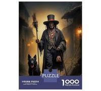 Rompecabezas para Adultos 1000 Piezas Mystical Papa Legba Spirit Rompecabezas para Adultos Juegos Relajantes Regalos para Mujeres Juegos Desafiantes Regalos 70x50cm/1000pcs