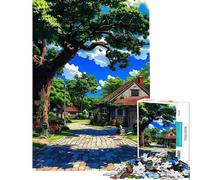 Rompecabezas para Adultos 1000 Piezas Naturaleza paisajes Rompecabezas para Adultos Que mejoran la Memoria y ayudan a ejercitar el Cerebro 38x26cm