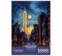 Rompecabezas para Adultos 1000 Piezas New York City Van Gogh Rompecabezas para Adolescentes Juegos Relajantes Una Obra De Arte Cumpleaños Y Navidad 38x26cm/1000pcs