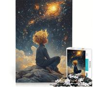 Rompecabezas para Adultos, 1000 Piezas, Niño Mirando Las Estrellas, Juegos Divertidos, Desestresante Intelectual, Fortalece el Amor Entre Parejas, 38x26cm