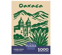 Rompecabezas para Adultos 1000 Piezas Oaxaca Landscape with Church and Agave Rompecabezas para Adolescentes Juegos Relajantes Análisis Y Lógica Cumpleaños Y Navidad 70x50cm/1000pcs