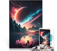 Rompecabezas para Adultos 1000 Piezas Odisea del Universo Cósmico Competición de Velocidad de Manos Cumpleaños 38x26cm