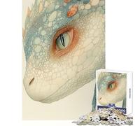 Rompecabezas para Adultos 1000 Piezas Ojo de dragón Primer Plano decoración del hogar Juguetes Regalos de cumpleaños Juego de ingenio Entrena tu Cerebro y Tus Manos tamaño 38x26cm