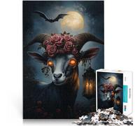 Rompecabezas para Adultos 1000 Piezas Oveja desafortunada Juegos Divertidos para la Familia con póster a Juego y Hoja de Trivia 38x26cm