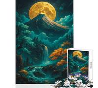 Rompecabezas para Adultos 1000 Piezas Paisaje de montaña Kintsugi Decoración del hogar Juguetes Regalo para cumpleaños Juegos Familiares Actividades Divertidas en casa tamaño 38x26cm