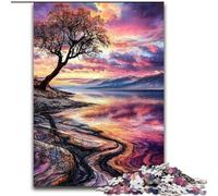 Rompecabezas para Adultos, 1000 Piezas, paisajes Hermosos y auténticos, Juguetes educativos para el Aprendizaje, Juegos Familiares, adecuados para decoración de Escritorio, 38x26cm
